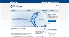 Desktop Screenshot of preferredconcepts.com